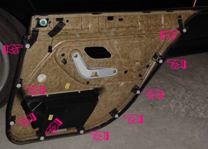 bmw e46 passenger door panel removal