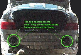 Bmw e39 rear bumper trim removal #7