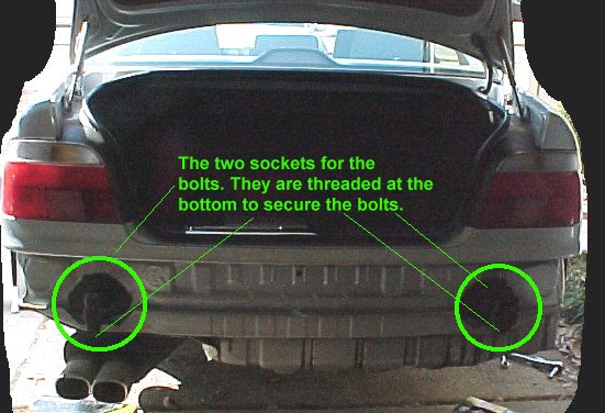 Bmw e39 clearance rear bumper