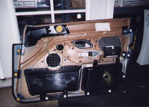 Left Front Door Panel - Rear View